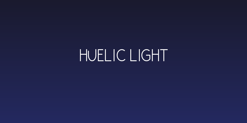 Huelic Light Social Header