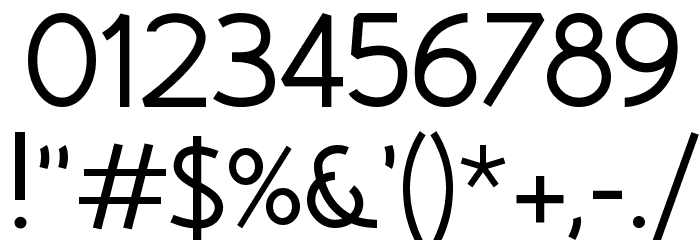 Huelic Regular Font OTHER CHARS