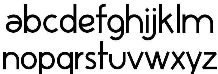 Huelic Regular Font LOWERCASE