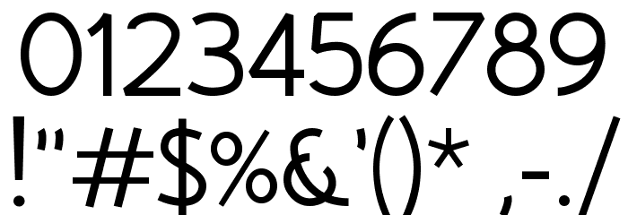 Huelic Font OTHER CHARS