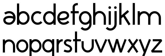 Huelic Font LOWERCASE