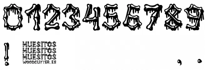 Huesitos Font OTHER CHARS