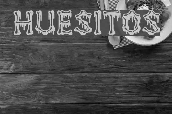 Huesitos Font examples
