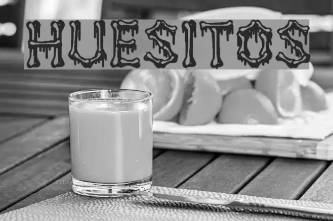 Huesitos Font examples