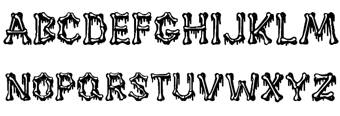 Huesitos Font LOWERCASE