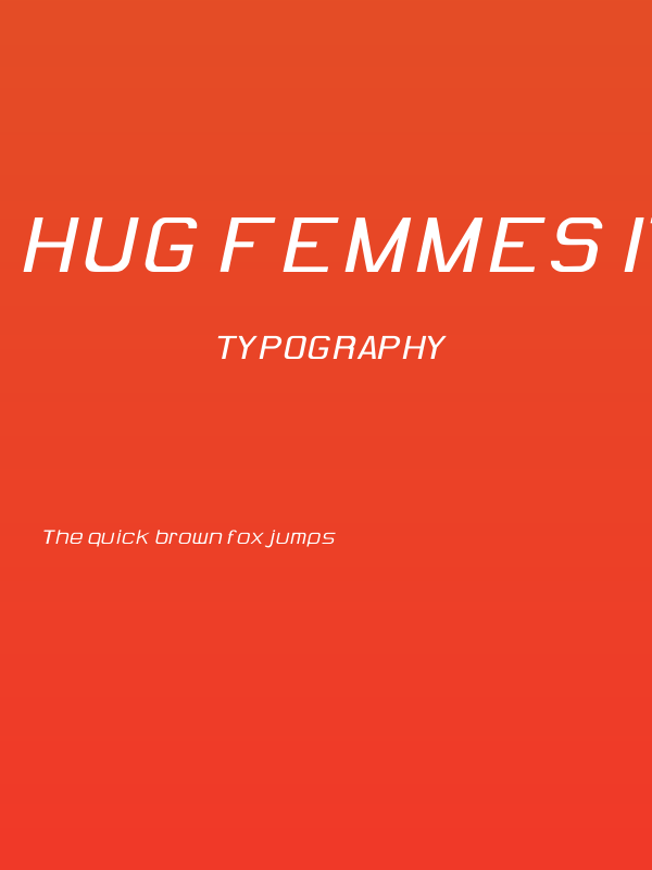 Hug Femmes Italic Poster