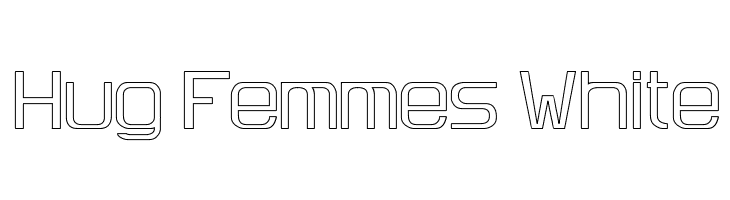 Hug Femmes White Font