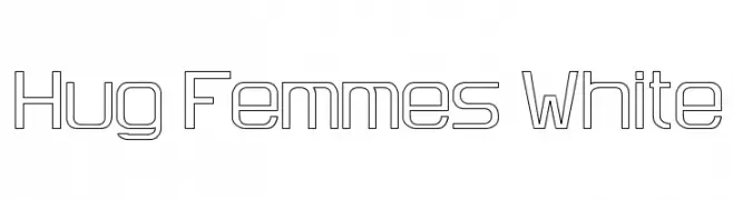 Hug Femmes White  baixar fontes gratis