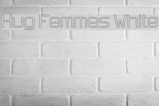 Hug Femmes White Font examples
