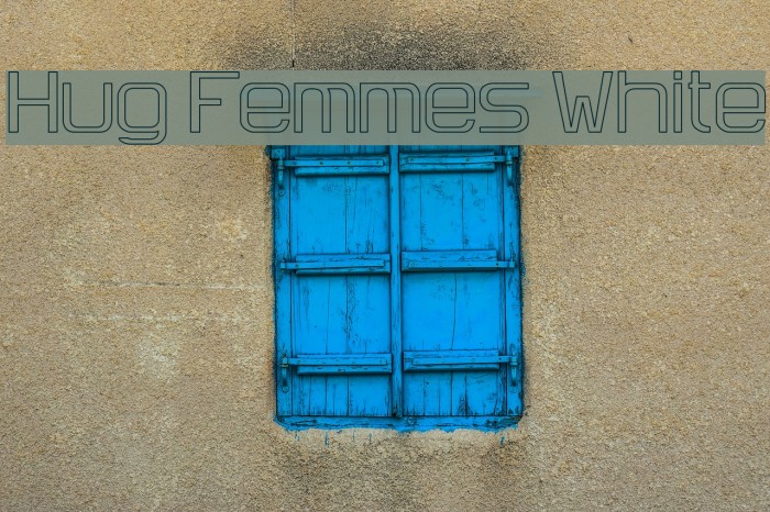 Hug Femmes White Font examples