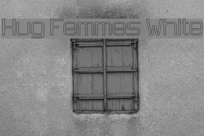 Hug Femmes White Font examples