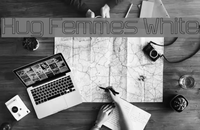 Hug Femmes White Font examples