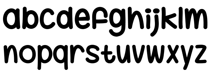 Hug Me Tight Font LOWERCASE