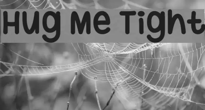 Hug Me Tight Font examples
