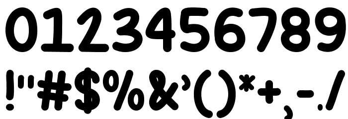 HugMeTight Font OTHER CHARS
