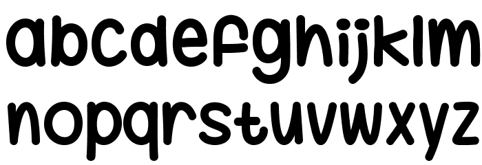 HugMeTight Font LOWERCASE