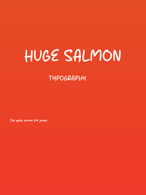 Huge Salmon Poster