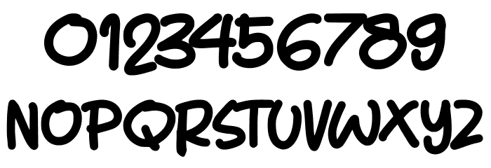 HugeBoy Font OTHER CHARS