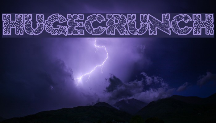 HugeCrunch Font examples