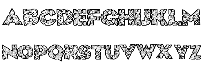 HugeCrunch Font LOWERCASE