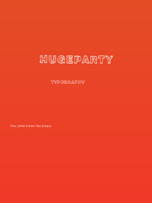 HugeParty Poster