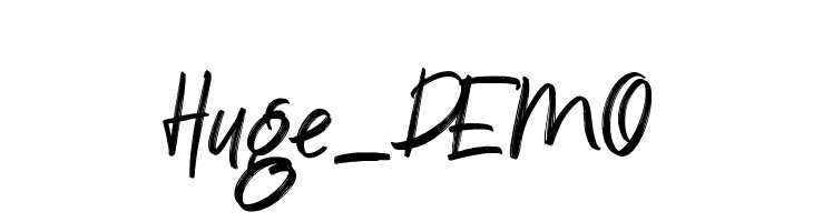 Huge_DEMO  font caratteri gratis