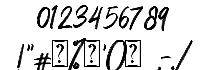 Huge_DEMO Font OTHER CHARS