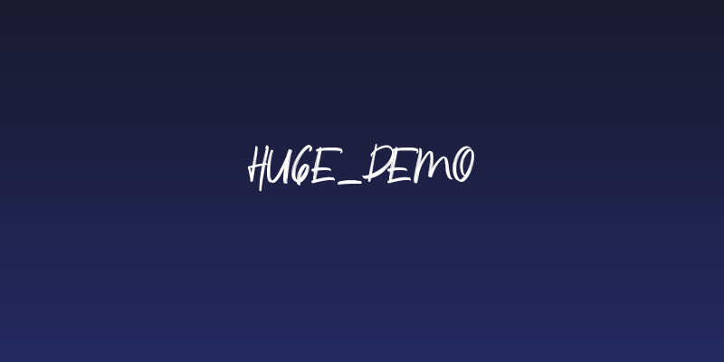 Huge_DEMO Social Header