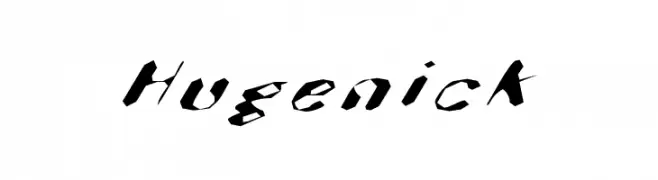 Hugenick  font caratteri gratis