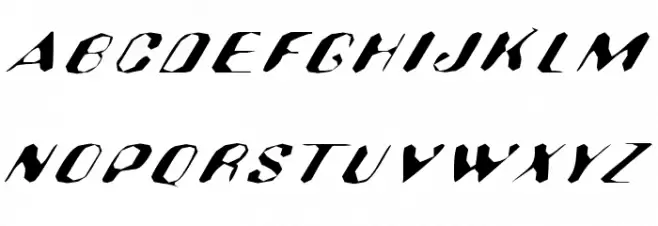 Hugenick Шрифта ВЕРХНИЙ
