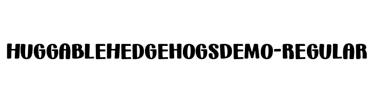HuggableHedgehogsDemo-Regular  font caratteri gratis