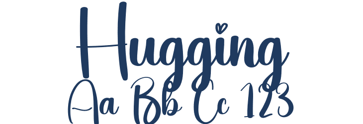 Hugging Font Preview