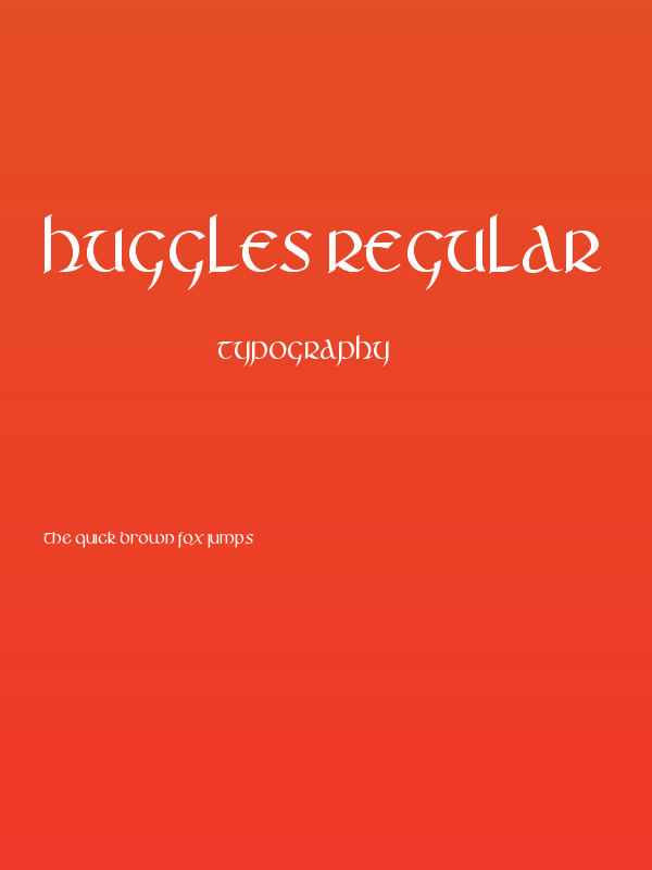 Huggles Regular Poster