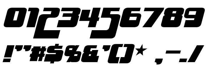 Huggy Bear Italic Font OTHER CHARS