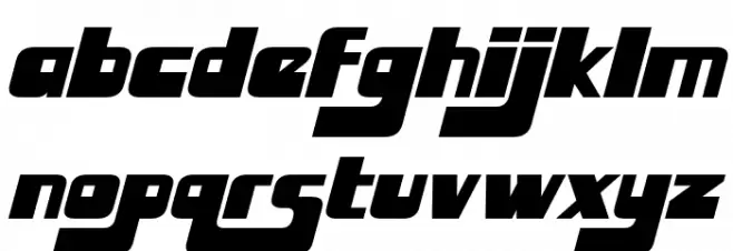 Huggy Bear Italic Fuentes MINÚSCULAS