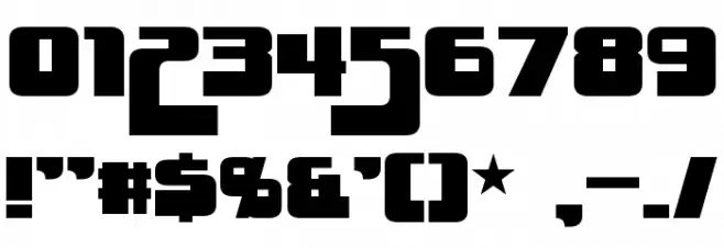 Huggy Bear Font OTHER CHARS