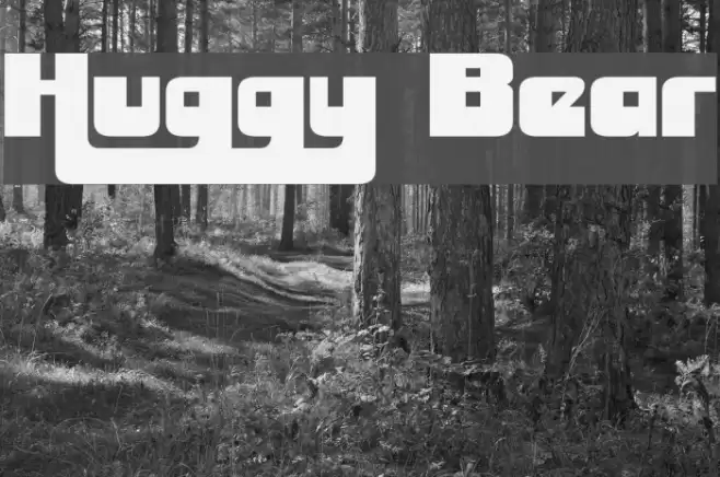 Huggy Bear Font examples