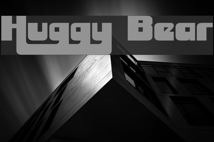 Huggy Bear Fonte examples