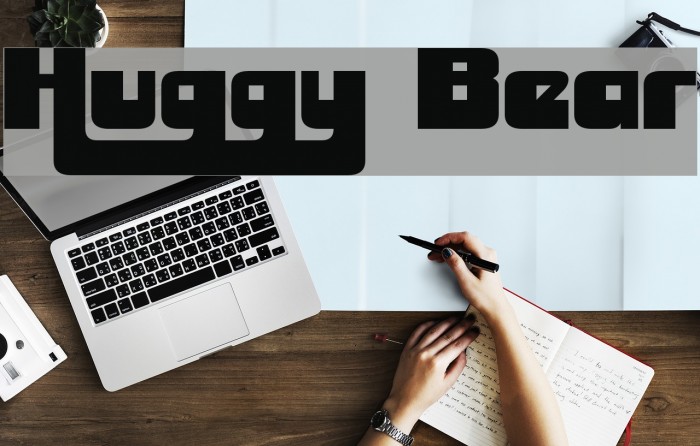 Huggy Bear Fonte examples