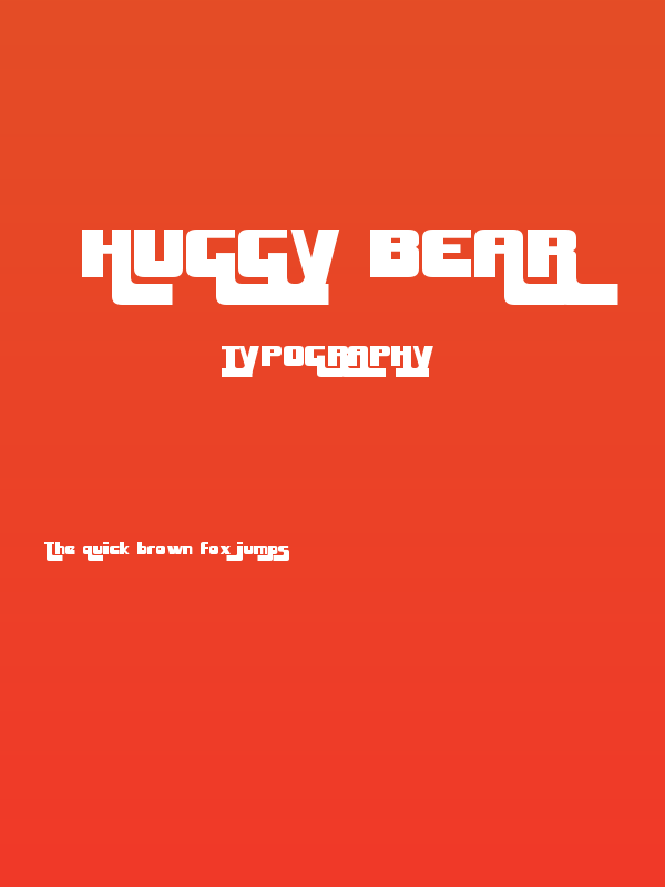 Huggy Bear Poster