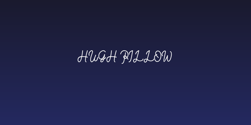Hugh Pillow Social Header