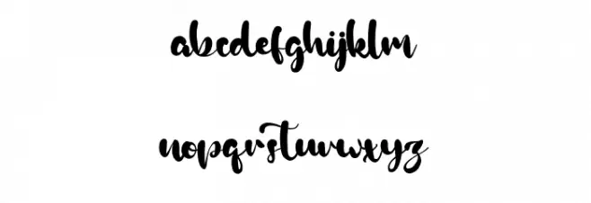 HughWhittle 字体 小写