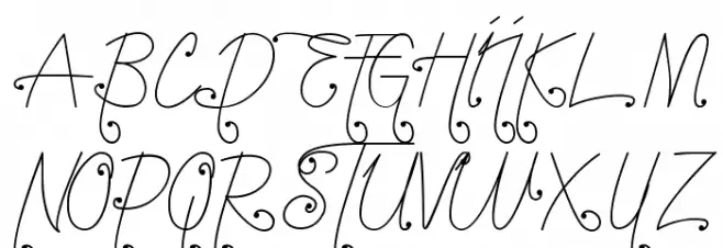 Hugheiliga Schriftart Groß
