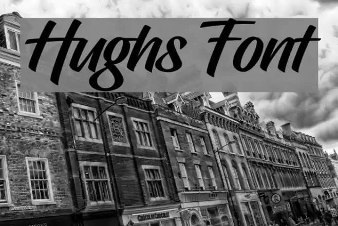 Hughs Font examples