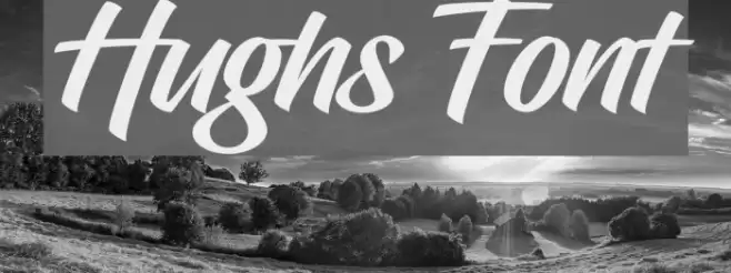 Hughs Font examples