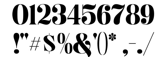 Hugiller DEMO Font OTHER CHARS
