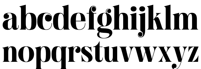 Hugiller DEMO Font LOWERCASE