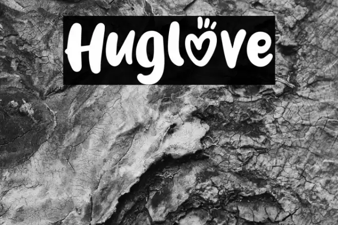 Huglove Font examples