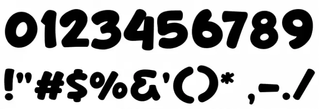 Hugmate Font OTHER CHARS