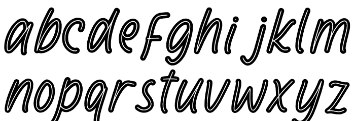 Hugnesh Personal Use Font LOWERCASE